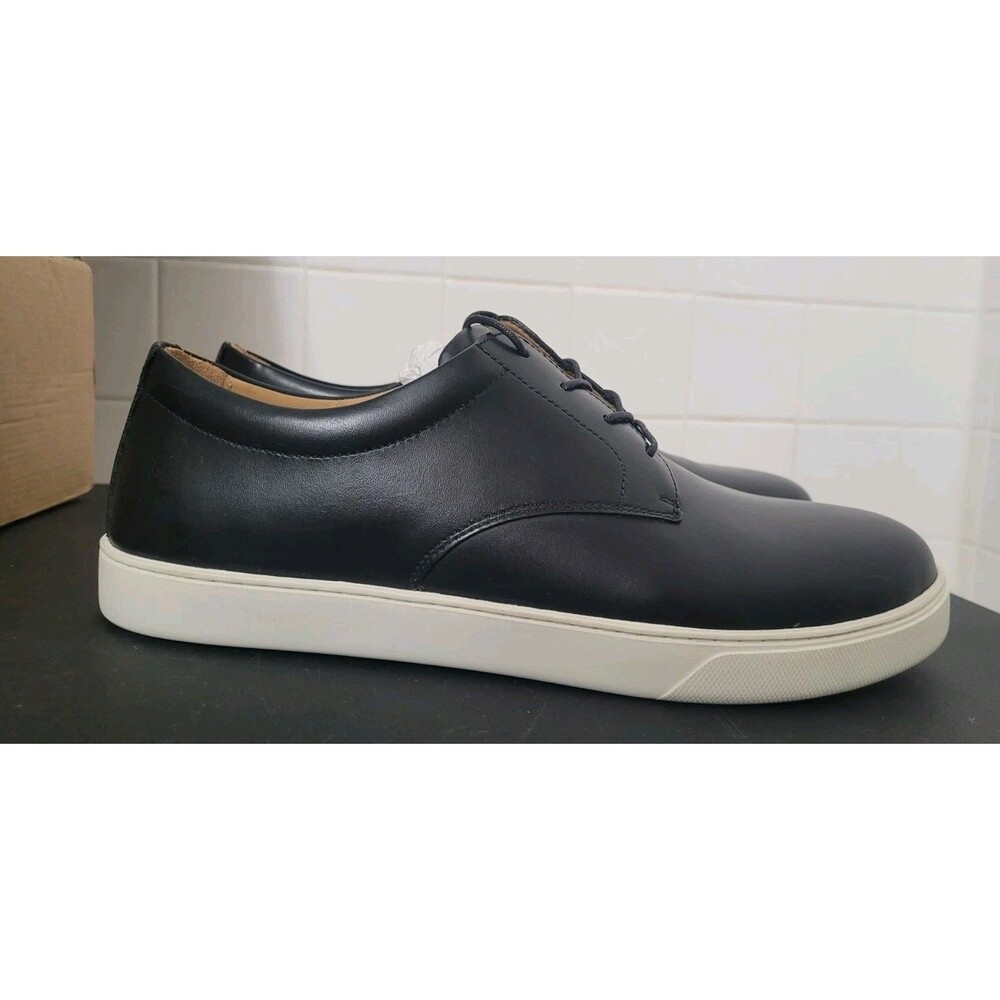 Nisolo Diego Everyday Sneaker NIB Men's US 10 Black Leather Lace Up Shoes